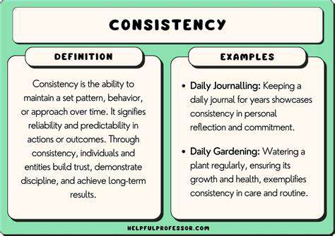 BuildingCharacterThroughResponsibility:TheImportanceofConsistency