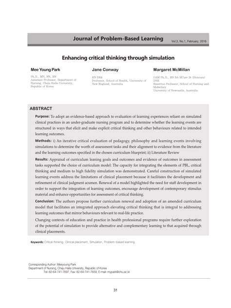EnhancingCriticalThinkingThroughSimulatedChallenges